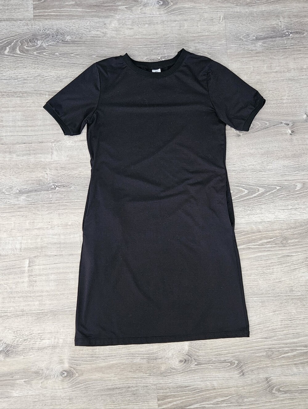 Senita Athletics Black Tshirt Dress Scottsdale Pockets Clean Girl Minimalist S